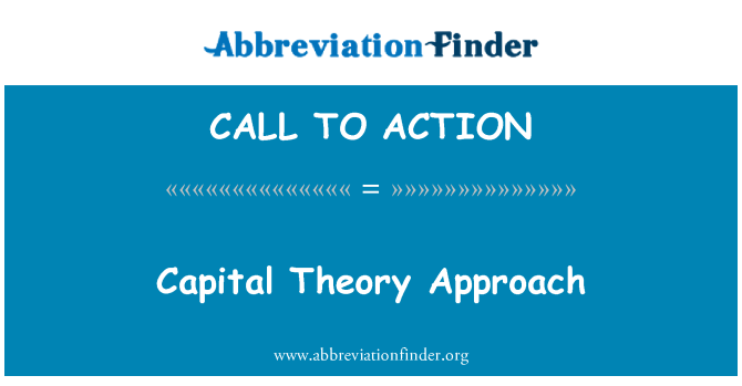 CALL TO ACTION: Капіталу теорії підхід