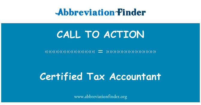 CALL TO ACTION: Certificirano davčnim svetovalcem