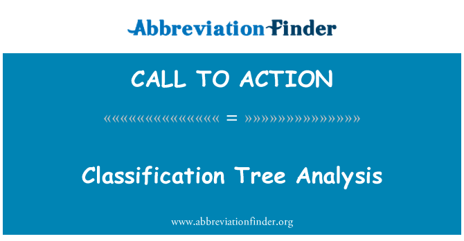CALL TO ACTION: Klassifikatsiooni puu analüüs