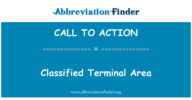 CALL TO ACTION: Klasificiran Terminal površine