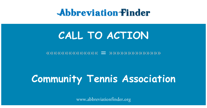 CALL TO ACTION: Tennis samfällighetsförening