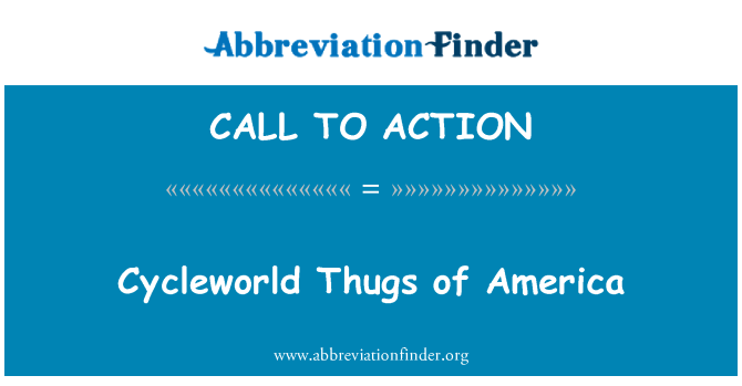 CALL TO ACTION: 美國的 Cycleworld 暴徒