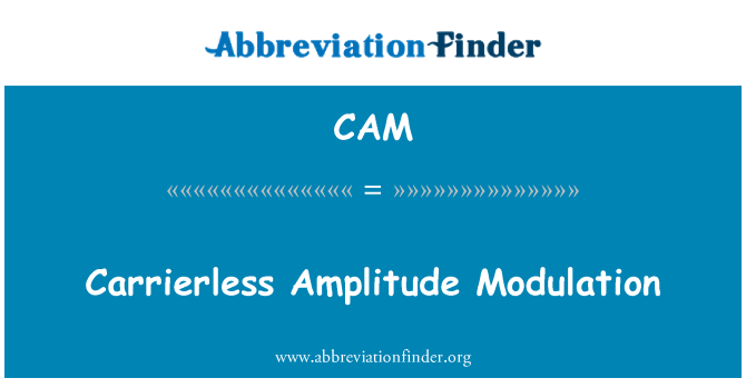 CAM: Carrierless amplituudmodulatsiooniga