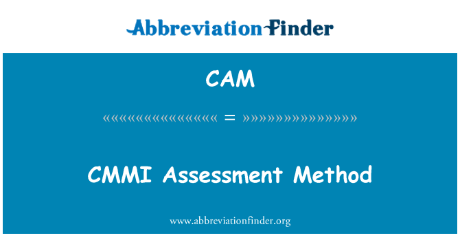 CAM: วิธีการประเมิน CMMI