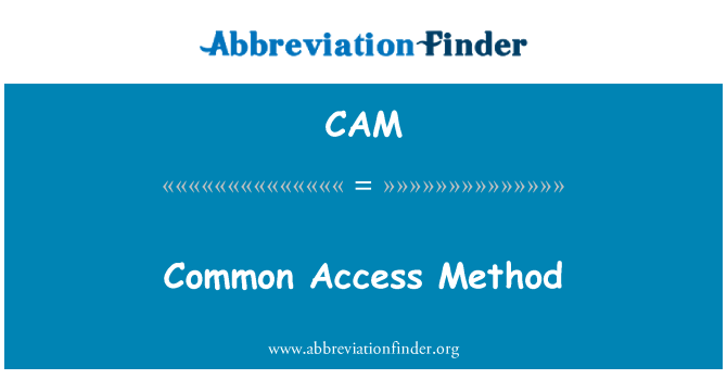 CAM: روش دسترسی مشترک