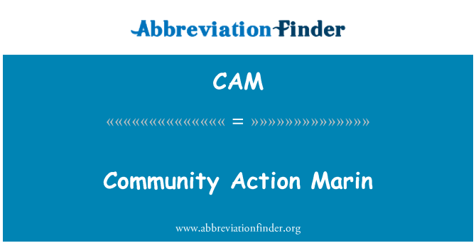 CAM: Community Action Marin