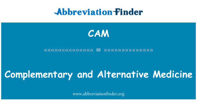 CAM: متمم اور متبادل ادویات