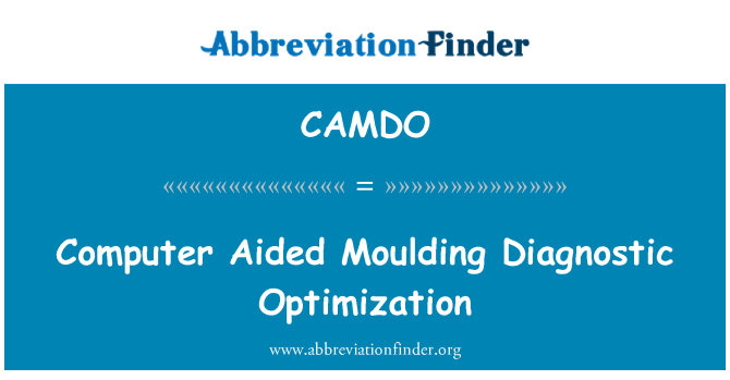 CAMDO: 컴퓨터 주 었 몰딩 진단 최적화