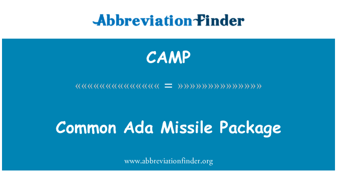 CAMP: Zajednički Ada projektil paket