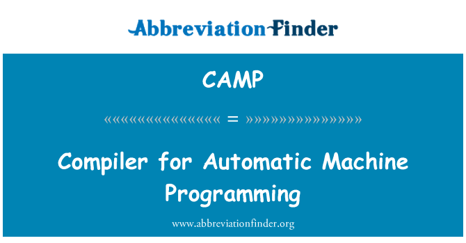 CAMP: Kompilaator automaat programmeerimine