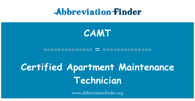 CAMT: Departamento técnico de mantenimiento certificado