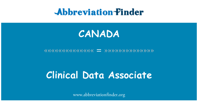 CANADA: Klinični podatki sodelavec