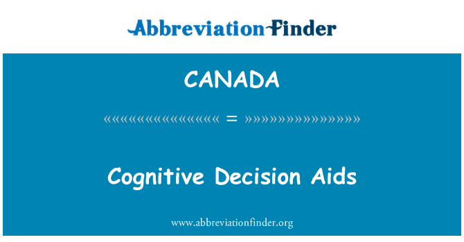 CANADA: Decisión cognitiva SIDA