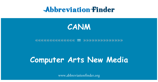 CANM: Medya nouvo Arts konpitè