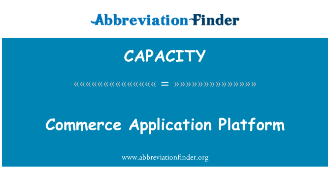 CAPACITY: City of Commerce aplikasyon platfòm