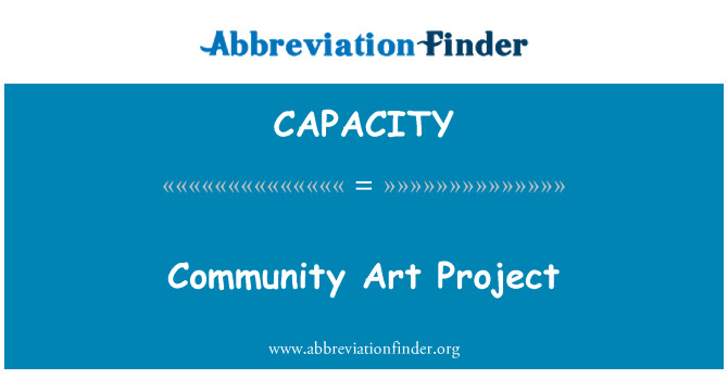 CAPACITY: Community Art Project