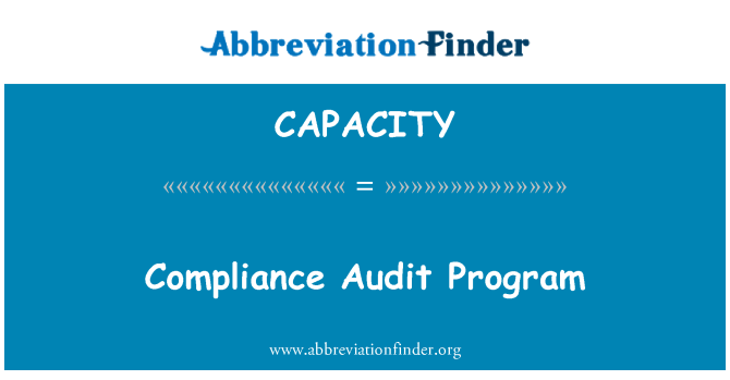 CAPACITY: Oumisyon Audit pwogram