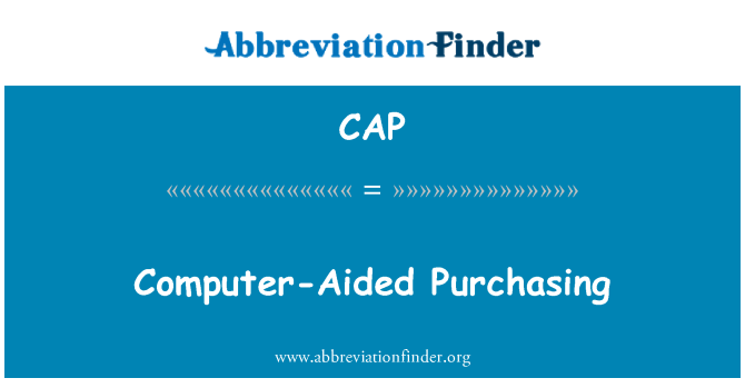 CAP: Computer-Aided nákup