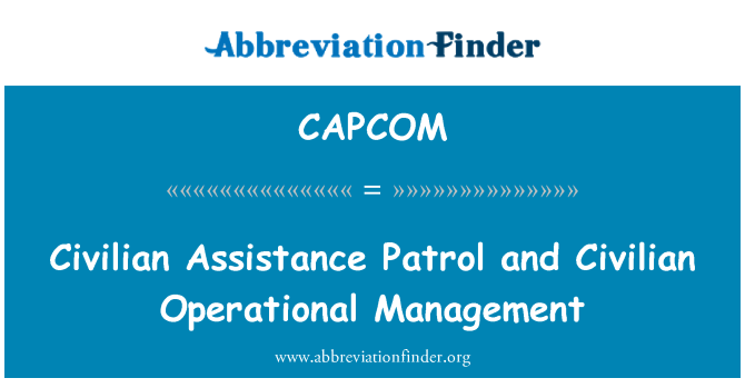 CAPCOM: Patwouy asistans sivil ak sivil Gestion operasyon