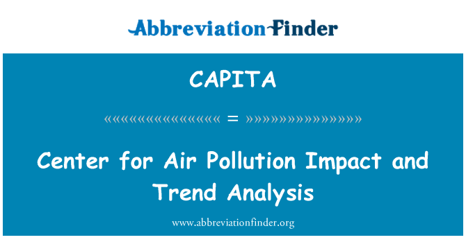 CAPITA: 空氣污染的影響和趨勢分析中心