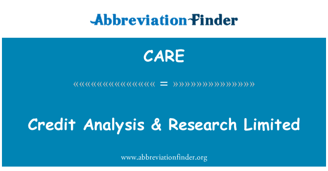 CARE: Credit Analysis & Research Limited