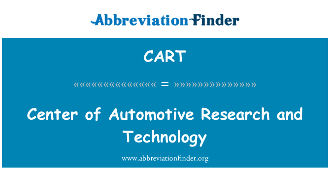 CART: Centro di tecnologia e ricerca automobilistica