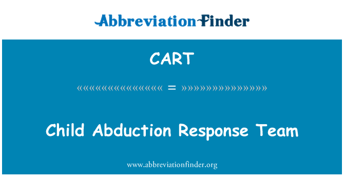 CART: Child Abduction Response Team