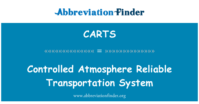 CARTS: Regulert atmosfære pålitelig transportsystem