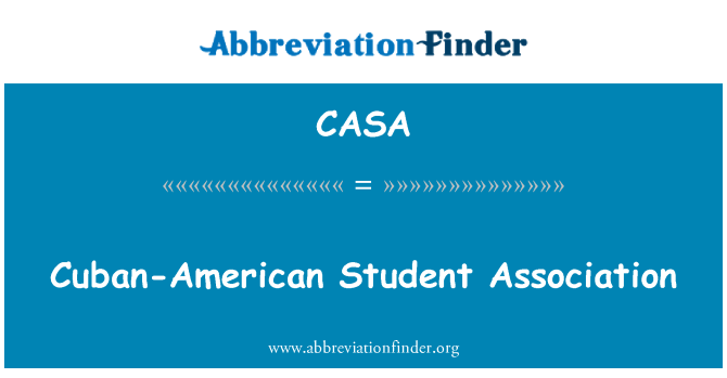 CASA: Kubánsko americký Student asociace