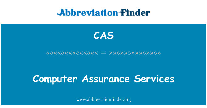 CAS: Computer Assurance Services