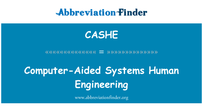 CASHE: Engenharia de sistemas auxiliado por computador humano