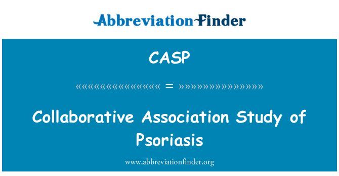 CASP: Estudio de asociación colaborativa de Psoriasis