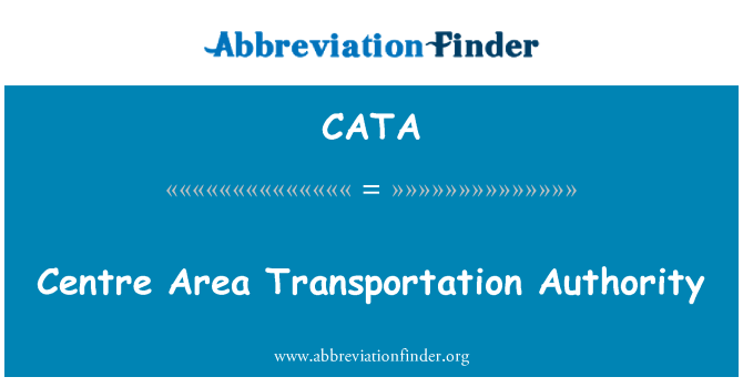 CATA: Centre Area Transportation Authority