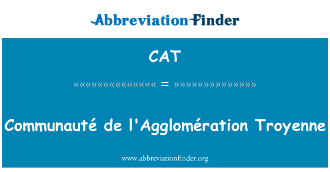 CAT: Communauté de l'Agglomération Troyenne