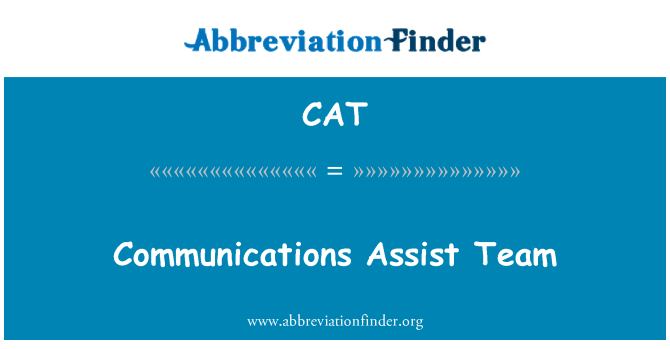CAT: Kommunikation Assist Team
