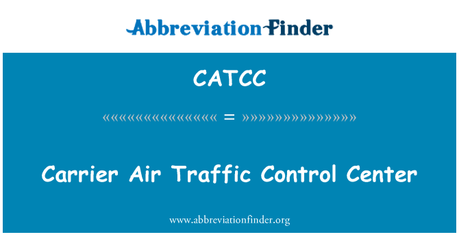 CATCC: Центр управления воздушным движением перевозчик