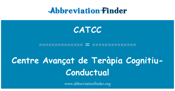 CATCC: Iċ-ċentru Avançat de Teràpia Cognitiu-Conductual