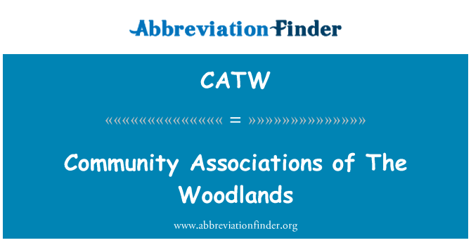 CATW: Foreninger af Woodlands
