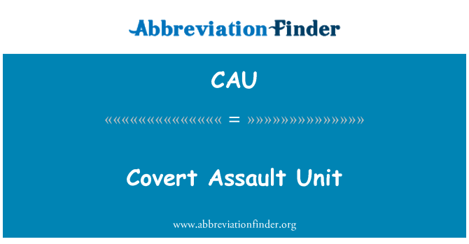 CAU: Covert atak inite w la