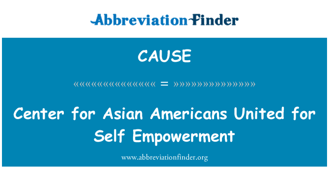 CAUSE: Center for Asian Americans United for Self Empowerment