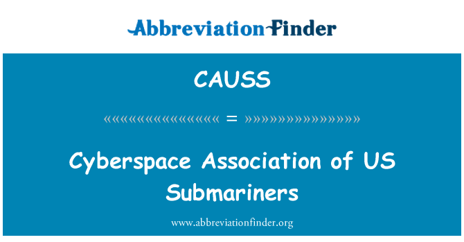 CAUSS: Yhdysvaltain Submariners Association kyberavaruudessa