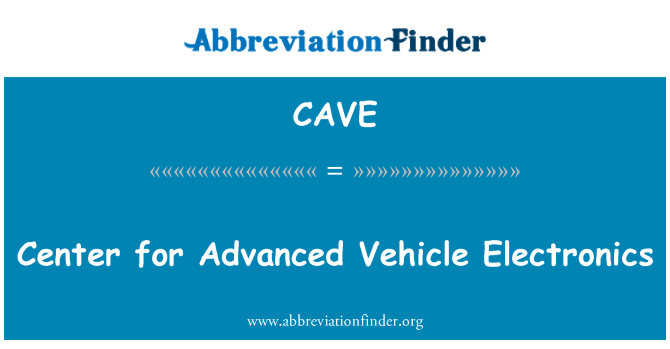 CAVE: Sant pou machin avanse elektwonik