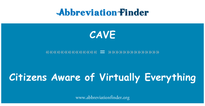 CAVE: O kouran de Presque tout sitwayen