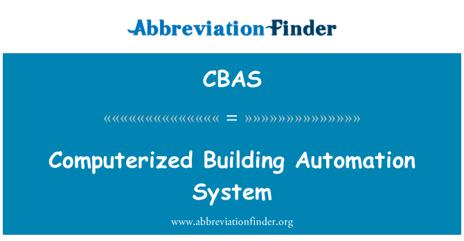 CBAS: Heating konstwi sistèm Automatisation