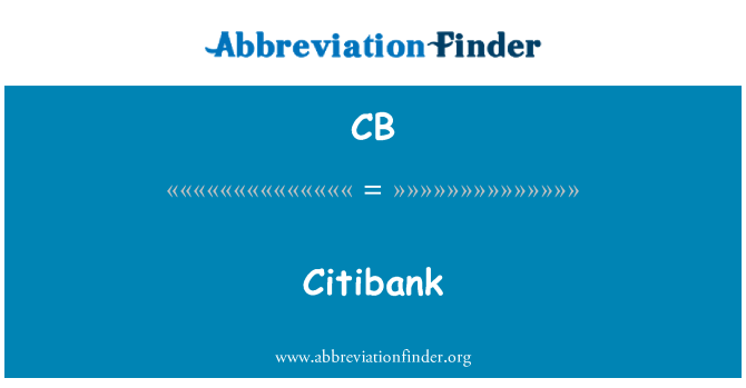 CB: Citibank