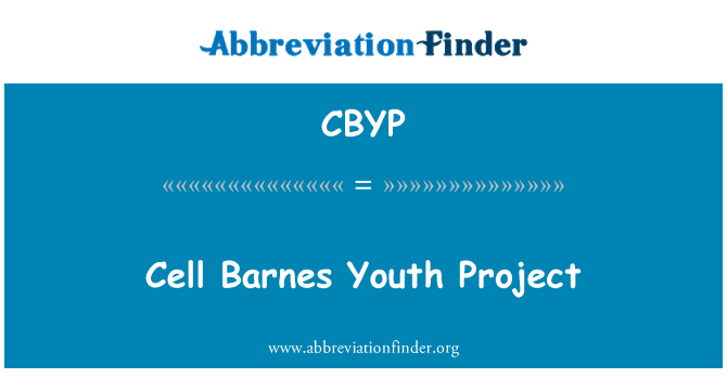 CBYP: Cell Barnes Youth Project