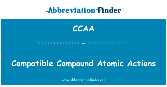 CCAA: Kompatibilní složené atomické akce