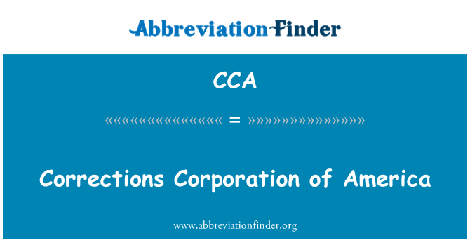 CCA: Opravy Corporation of America