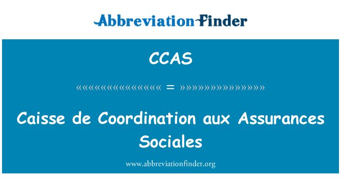 CCAS: Caisse de koordinazzjoni aux Assurances Sociales