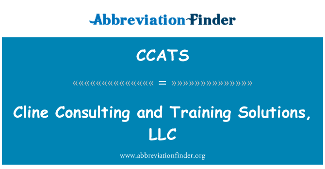 CCATS: Cline konsiltasyon ak antrènman solisyon, LLC